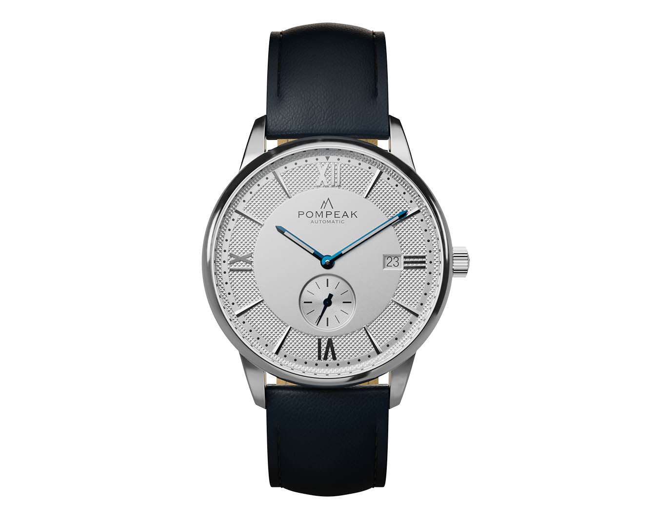 Blue Top Grain Leather