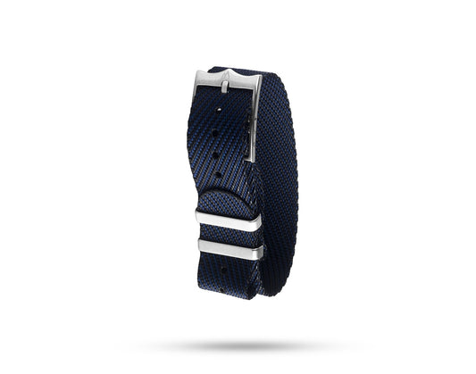 NATO Watch Strap - Black & Navy - 20mm