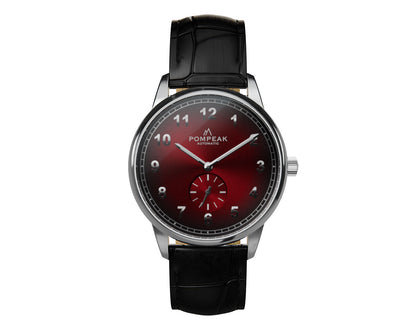 Black Mock Croc Leather