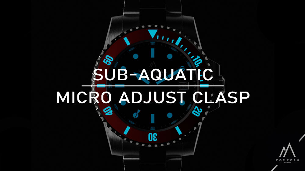 Load video: How to use the micro adjust clasp on the Pompeak Sub-Aquatic